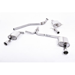 Cat-back Milltek Sistema di scarico Audi A4 2 TFSI 2008-2011