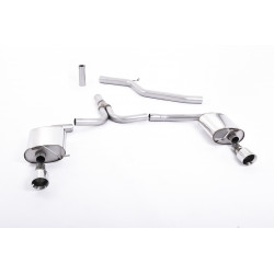 Cat-back Milltek Sistema di scarico Audi A4 3 TDi 2008-2011