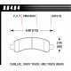 Pastiglie freno HAWK performance Pastiglie dei freni posteriori Hawk HB494Z.670, Strada, min-max 37°C-350°C | race-shop.it