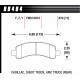 Pastiglie freno HAWK performance Rear brake pads Hawk HB494Z.670, Street performance, min-max 37°C-350°C | race-shop.it
