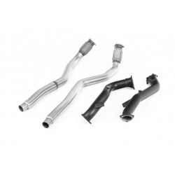 Large-bore Downpipes and Cat Bypass Pipes Milltek exhaust Audi RS7 Sportback 4 2013-2018