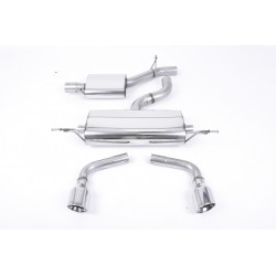 Cat-back Milltek Sistema di scarico Audi TT Mk2 3,2 quattro 2006-2010