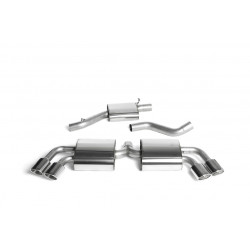 Cat-back Milltek Sistema di scarico Audi TT Mk2 TTS quattro 2008-2014