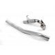 Sistemi di scarico Milltek Milltek Downpipe maggiorato senza cat Audi TT Mk3 TTS 2.0TFSI 2015-2021 | race-shop.it
