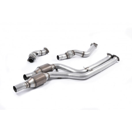 Sistemi di scarico Milltek Milltek downpipe con catalizzatori Hi-Flow BMW 4 Series F82/83 M4 2014-2018 | race-shop.it