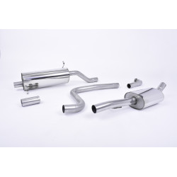 Cat-back Milltek Sistema di scarico Ford Fiesta Mk8 1.0T 2017-2019