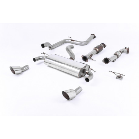 Sistemi di scarico Milltek Milltek Sistema di scarico dal turbo con cat sportivo Ford Focus MK2 RS 2009-2010 | race-shop.it