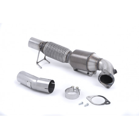 Sistemi di scarico Milltek Milltek Downpipe maggiorato con Hi-Flow Cat Ford Focus Mk3 RS 2016-2018 | race-shop.it