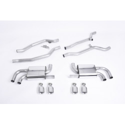 Cat-back Milltek Sistema di scarico Porsche Cayenne 958 Turbo 2010-2014