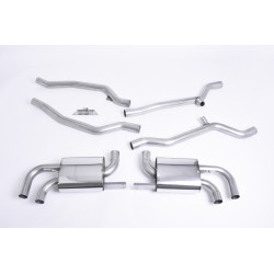 Cat-back Milltek Sistema di scarico Porsche Cayenne 958 Turbo 2010-2014