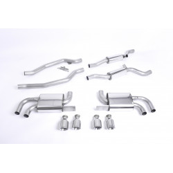 Cat-back Milltek Sistema di scarico Porsche Cayenne 958 Turbo 2010-2014