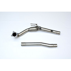Downpipe maggiorato senza catalizzatore Milltek Sistema di scarico Volkswagen Golf Mk5 GTi 2006-2009