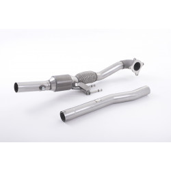 Downpipe maggiorato con catalizzatore sportivo Milltek Sistema di scarico Volkswagen Golf Mk6 R 2009-2013