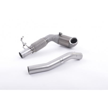 Sistemi di scarico Milltek Downpipe maggiorato con catalizzatore sportivo Milltek Sistema di scarico Volkswagen Golf MK7 GTi 2013-2016 | race-shop.it