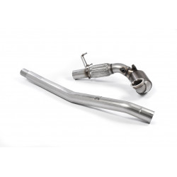 Downpipe maggiorato con catalizzatore sportivo Milltek Sistema di scarico Volkswagen Golf Mk7.5 R 2018-2021