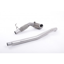 Downpipe maggiorato con catalizzatore sportivo Milltek Sistema di scarico Volkswagen Golf Mk7.5 R 2018-2021