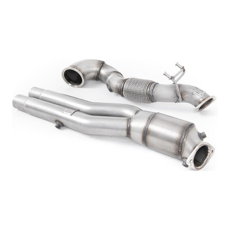 Sistemi di scarico Milltek Milltek Downpipe maggiorato con Hi-Flow Cat Audi RS3 Saloon / 2019-2021 | race-shop.it
