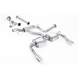 Cat-back Milltek Sistema di scarico Ford Focus MK2 RS 2009-2010