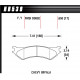 Pastiglie freno HAWK performance Pastiglie dei freni posteriori Hawk HB539Y.650, Strada, min-max 37°C-370°C | race-shop.it
