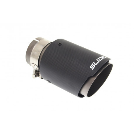 With one outlet Terminale di scarico SLIDE 101mm, inlet 63mm | race-shop.it