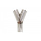 Riduttori a Y Scarico 45° riduzione 76/76mm, acciaio inox | race-shop.it