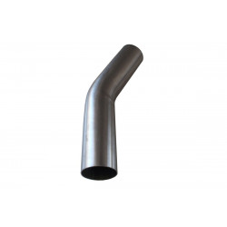 Tubo in acciaio inox - gomito 30°, 63,5mm, lunghezza 40cm