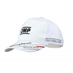 OMP berretto racing spirit bianco