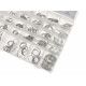 Set di rondelle di tenuta, O-ring, Dadi Rondelle in alluminio - set di 300 pezzi | race-shop.it