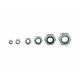 Set di rondelle di tenuta, O-ring, Dadi Set di dadi con inserto in nylon - 146 pezzi | race-shop.it