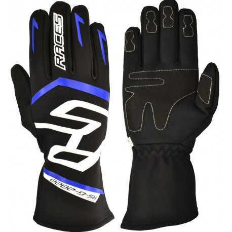Promozioni Guanti da gara RACES PREMIUM EVO II (cuciture interne), nero/blu | race-shop.it