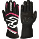 Guanti da gara RACES PREMIUM EVO II (cuciture interne), nero/rosa