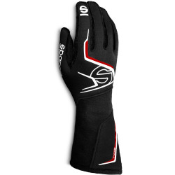 Guanti da gara omologati FIA Sparco TIDE (cuciture esterne), nero