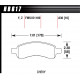 Pastiglie freno HAWK performance Front brake pads Hawk HB617Y.630, Street performance, min-max 37°C-370°C | race-shop.it