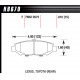 Pastiglie freno HAWK performance Rear brake pads Hawk HB670F.610, Street performance, min-max 37°C-370°C | race-shop.it