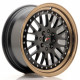 Cerchi in lega Cerchi JR JR10 16x7 ET30 4x100/108 Nero opaco Labbro di bronzo | race-shop.it