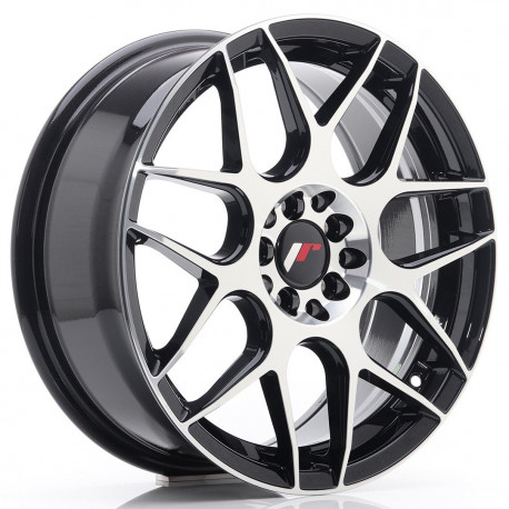 Cerchi in lega Cerchi JR JR18 17x7 ET40 5x100/114 Nero lucido | race-shop.it