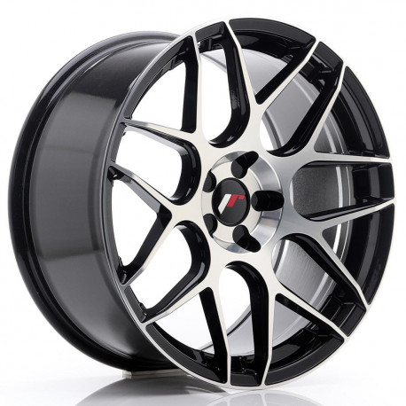 Cerchi in lega Cerchi JR JR18 19x8,5 ET20-42 5H Blank Nero Lavorato | race-shop.it