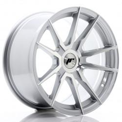 Cerchi JR JR21 17x9 ET25-35 Blank Argento Lavorato