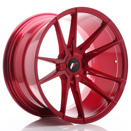 Cerchi in lega Cerchi JR JR21 20x11 ET20-30 5H BLANK Platinum Rosso | race-shop.it