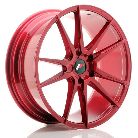 Cerchi in lega Cerchi JR JR21 20x8,5 ET40 5H BLANK Platinum Rosso | race-shop.it