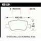 Pastiglie freno HAWK performance Rear brake pads Hawk HB694Z.580, Street performance, min-max 37°C-350°C | race-shop.it