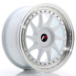 Cerchi JR JR26 17x8 ET20-35 BLANK Bianco con bordo lavorato