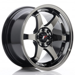 Cerchi JR JR3 15x8 ET25 4x100/108 Nero Chrome