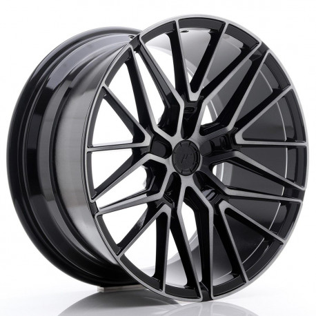 Cerchi in lega Cerchi JR JR38 20x10 ET35-45 5H BLANK Nero Brushed w/Tinted Face | race-shop.it