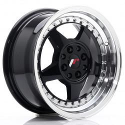 Cerchi JR JR6 15x7 ET35 4x100/114 Nero lucido