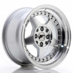 Cerchi JR JR6 15x8 ET25 4x100/108 Argento Lavorato