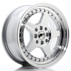 Cerchi JR JR6 16x7 ET35 4x100/114 Argento Lavorato