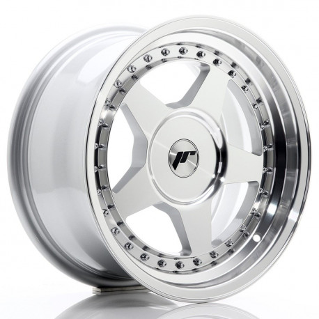Cerchi in lega Cerchi JR JR6 16x8 ET10-30 BLANK Argento Lavorato | race-shop.it