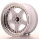 Cerchi in lega Cerchi JR JR6 16x9 ET20 4x100/108 Bianco con bordo lavorato | race-shop.it