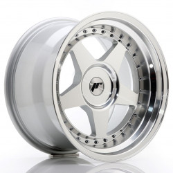 Cerchi JR JR6 17x10 ET0-20 BLANK Argento Lavorato